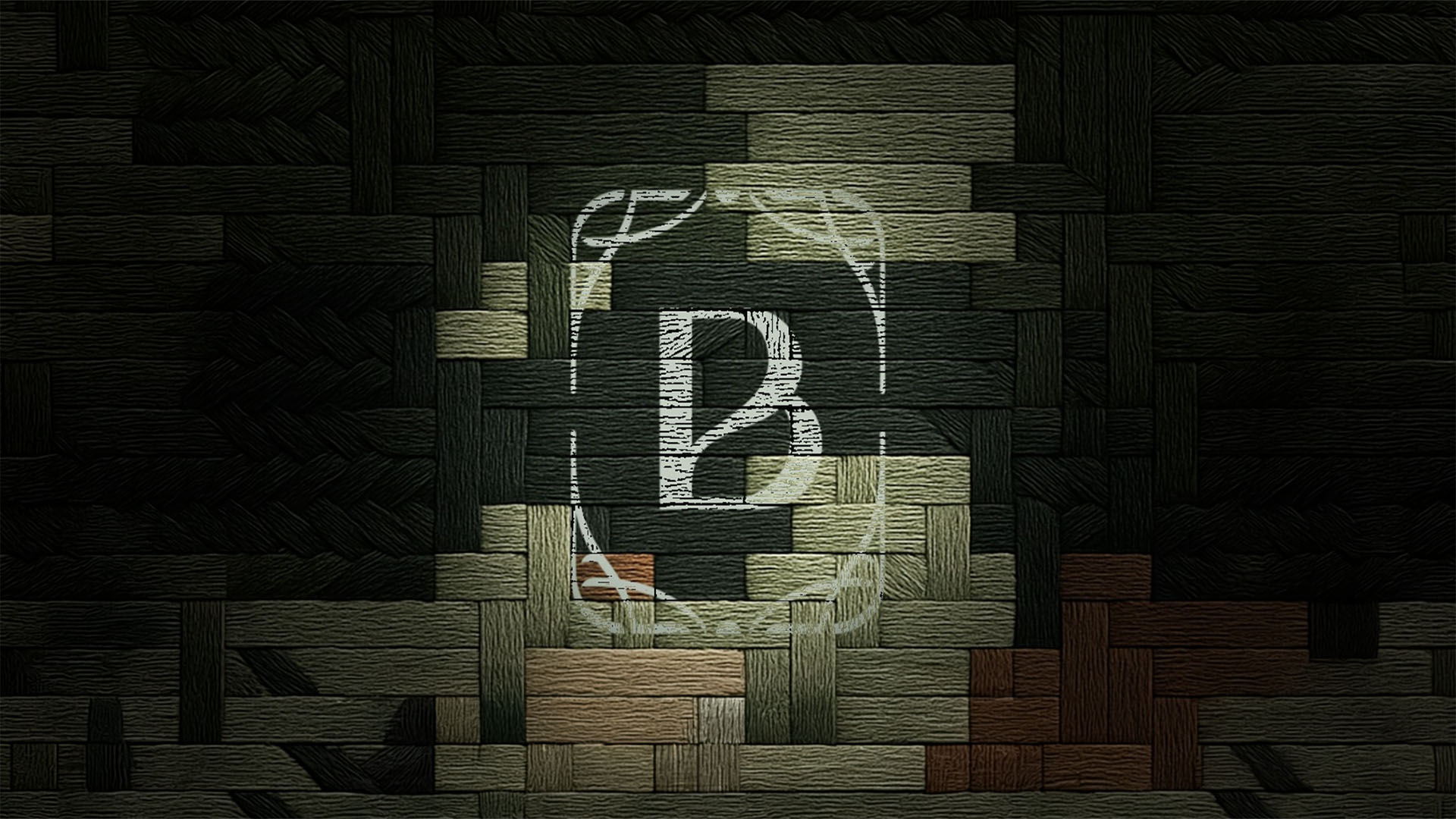The Belantara logo is seen printed on top of textile blocks of different green and brown tones.