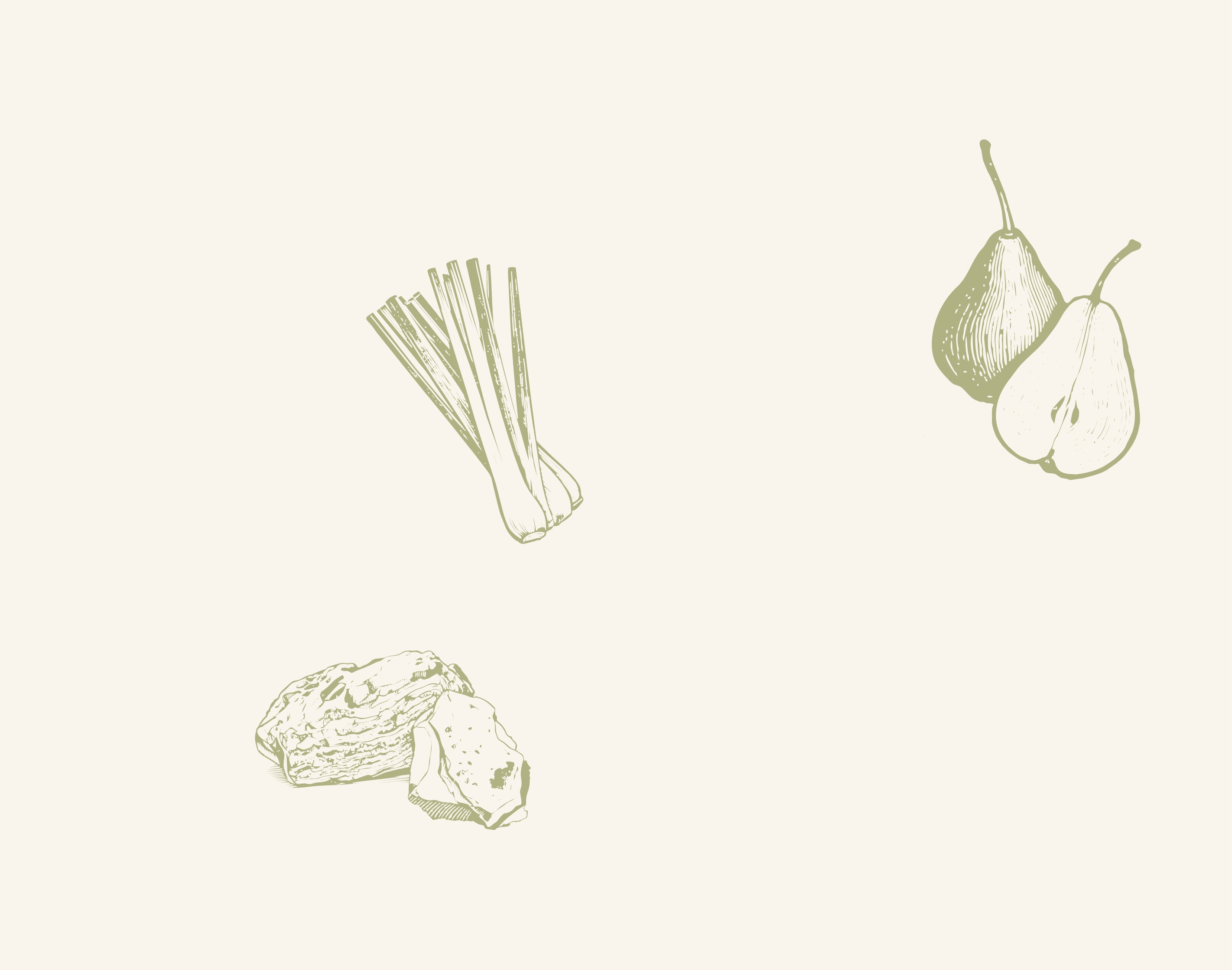 Background image with ingredients