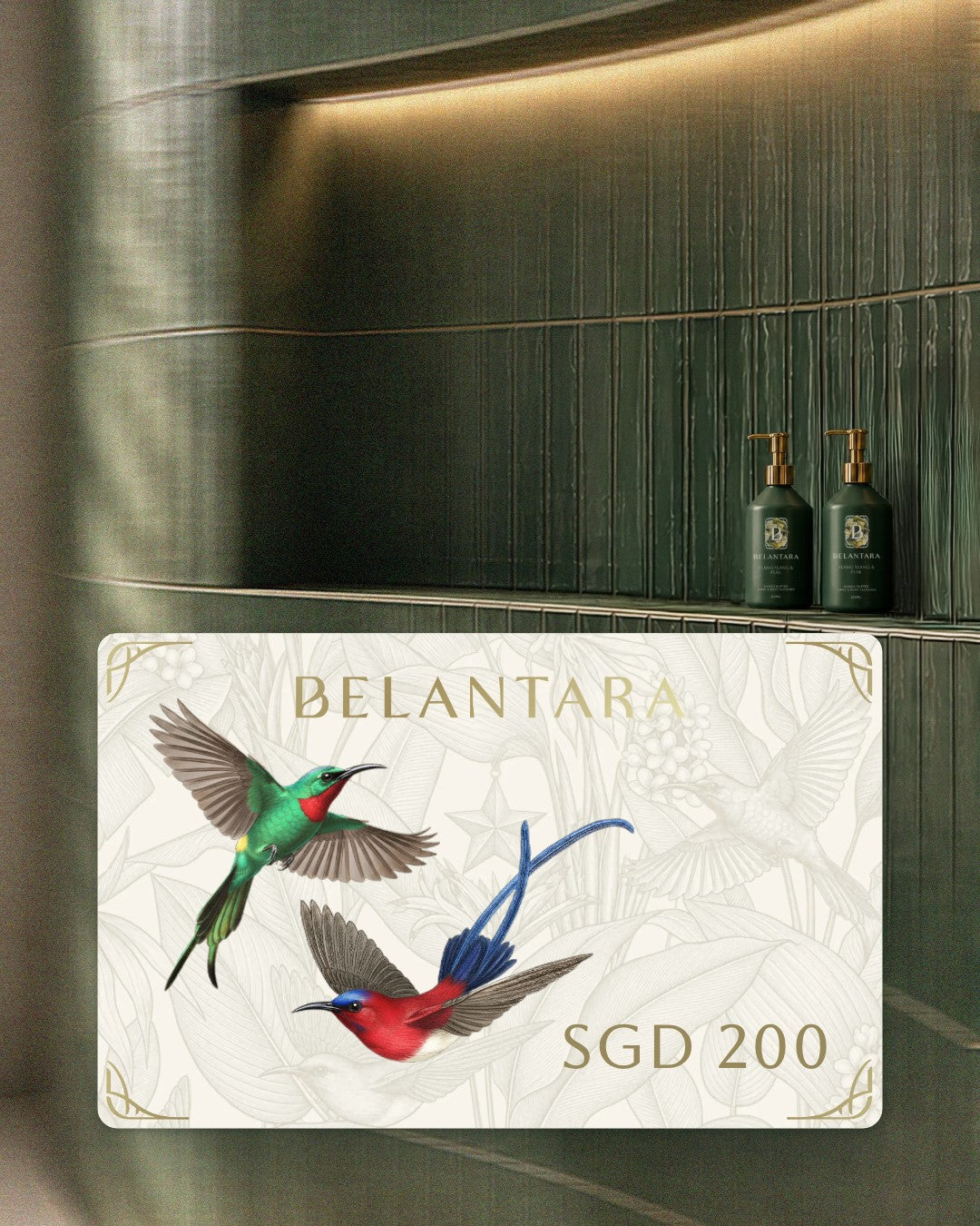 Christmas gift card, SGD 200